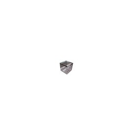 Cesto de metal galvanizado rectangular 15x30x15cm. Modelo AE009-J