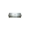 Gradilla de acero inoxidable sin orejas 24 lugares. Modelo AE045-B