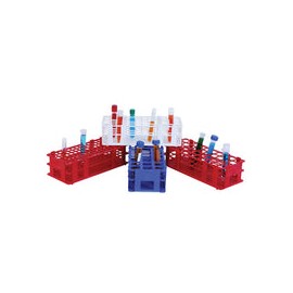 Gradilla para tubos de ensayo blanca de 90 lugares x 13mm. Modelo A1989-1000