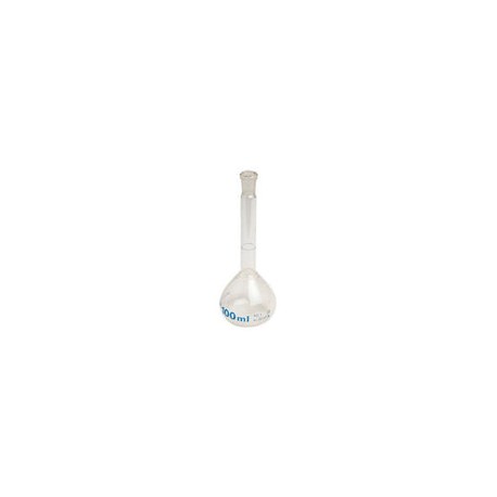 Matraz aforado tapón de plástico  BLAUBRAND de 50ml. Modelo 37290